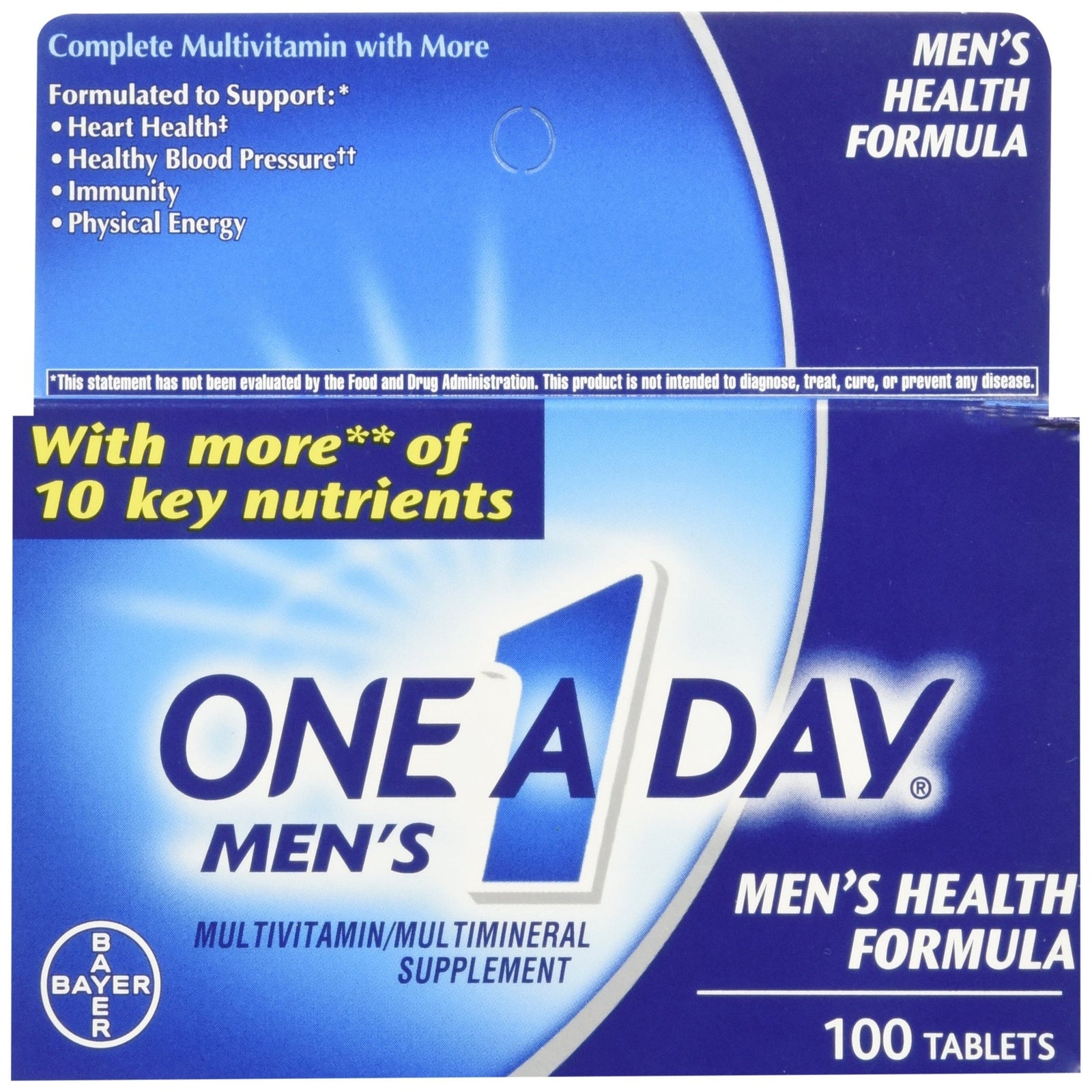 One A Day Men’s Multivitamin Tablets (100 Count)