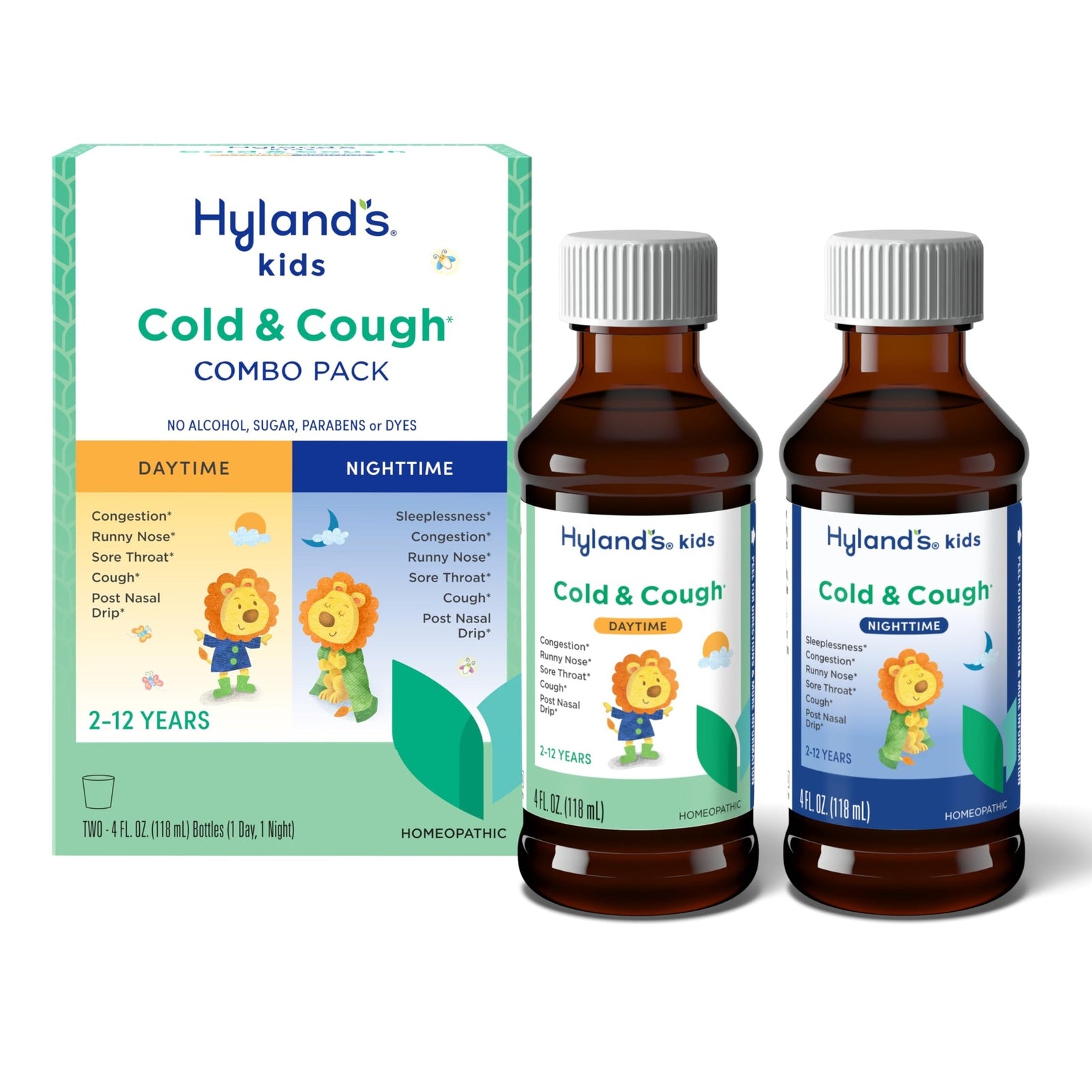 Hyland’s Kids Cold and Cough Syrup (4 oz, 2 Pack)
