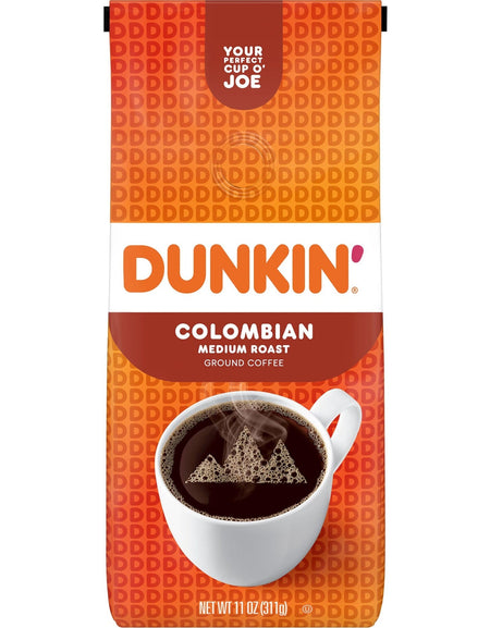 Dunkin’ Ground Coffee Colombian Medium Roast (11 oz)
