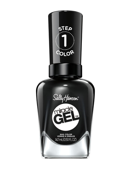 Sally Hansen Miracle Gel Onyx-pected Nail Polish (Black)