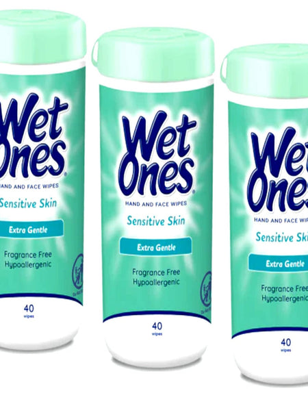 Wet Ones Hand Wipes Sensitive Skin (40 ct, 3 Pack)