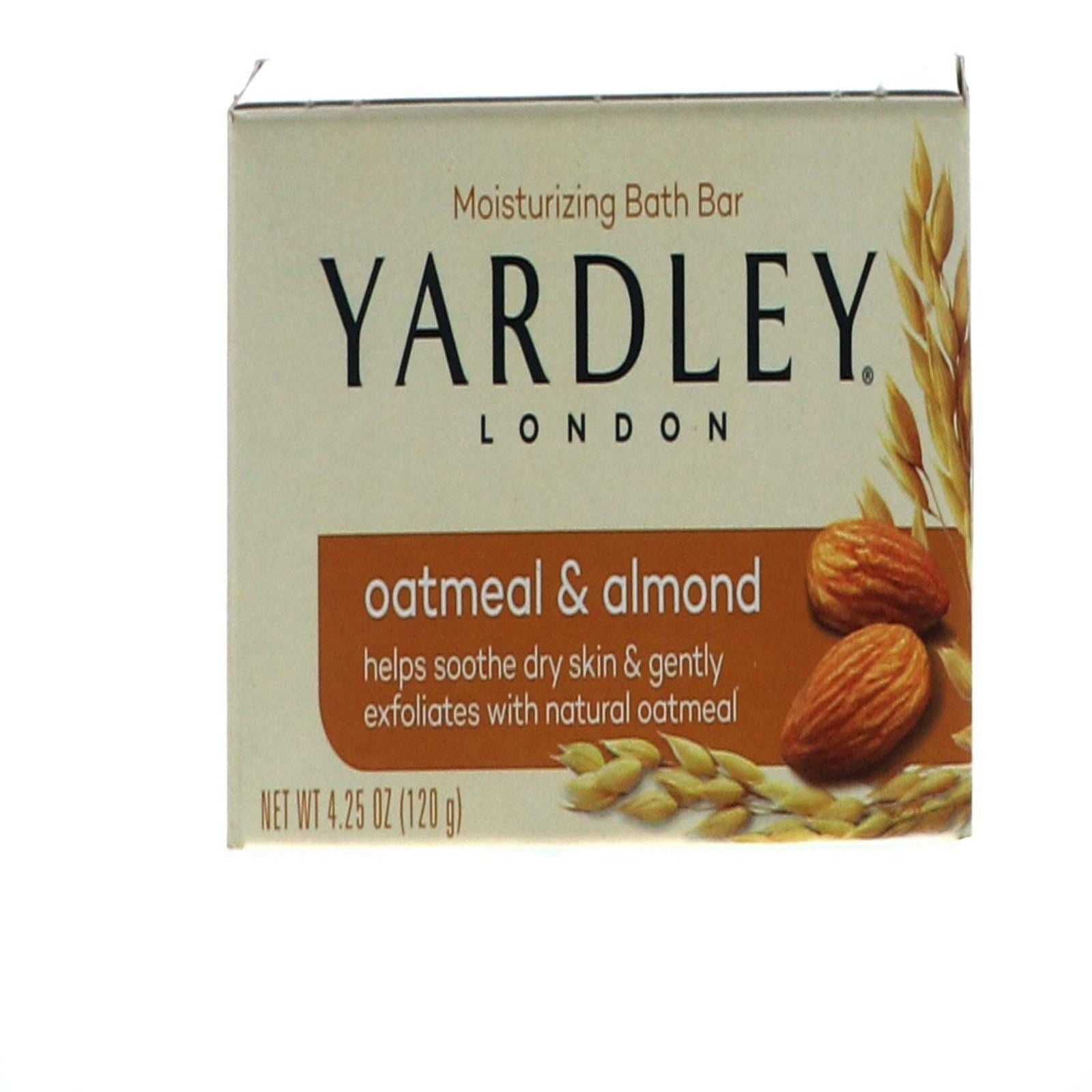 Yardley Oatmeal and Almond Bar Soap (4 oz, 20 Bars)
