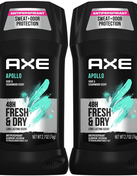 AXE Deodorant Apollo (2.7 oz, 2 Pack)