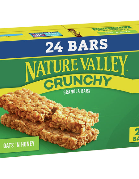 Nature Valley Granola Bars Oats 'n Honey (24 Bars, 17.88 oz)
