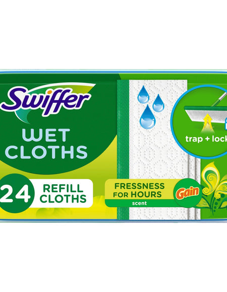 Swiffer Wet Mopping Cloths Gain Scent (24 ct)