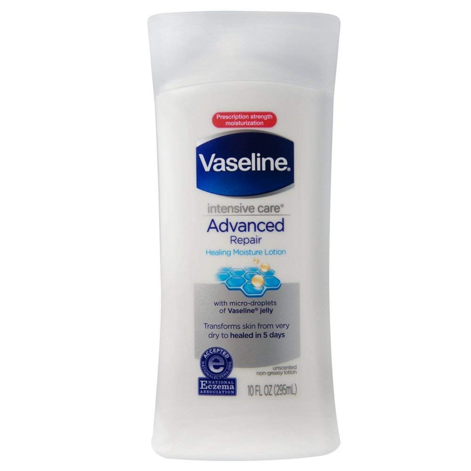 Vaseline Advanced Repair Lotion Fragrance-Free (10 oz, 2 Pack)