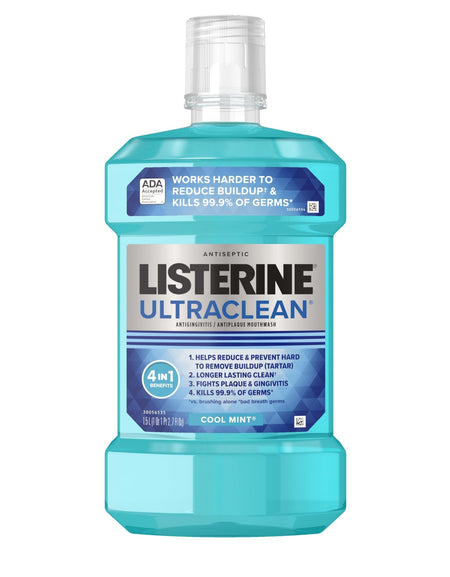 Listerine Ultraclean Mouthwash Cool Mint (1.5 L)