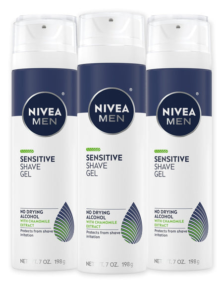 NIVEA MEN Sensitive Shave Gel (7 oz, 3 Pack)