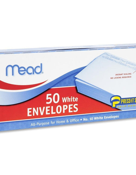 Mead Press-It Seal-It Envelopes #10 (100 ct)