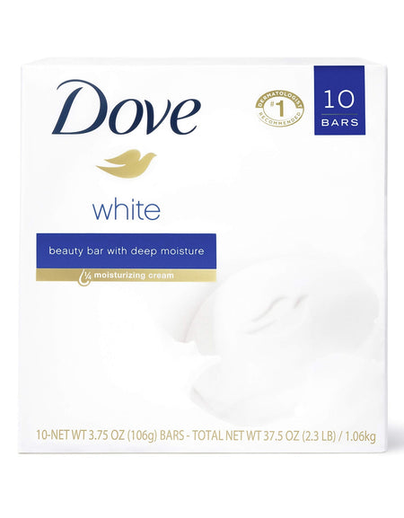 Dove Beauty Bar White (3.75 oz, 10 Pack)