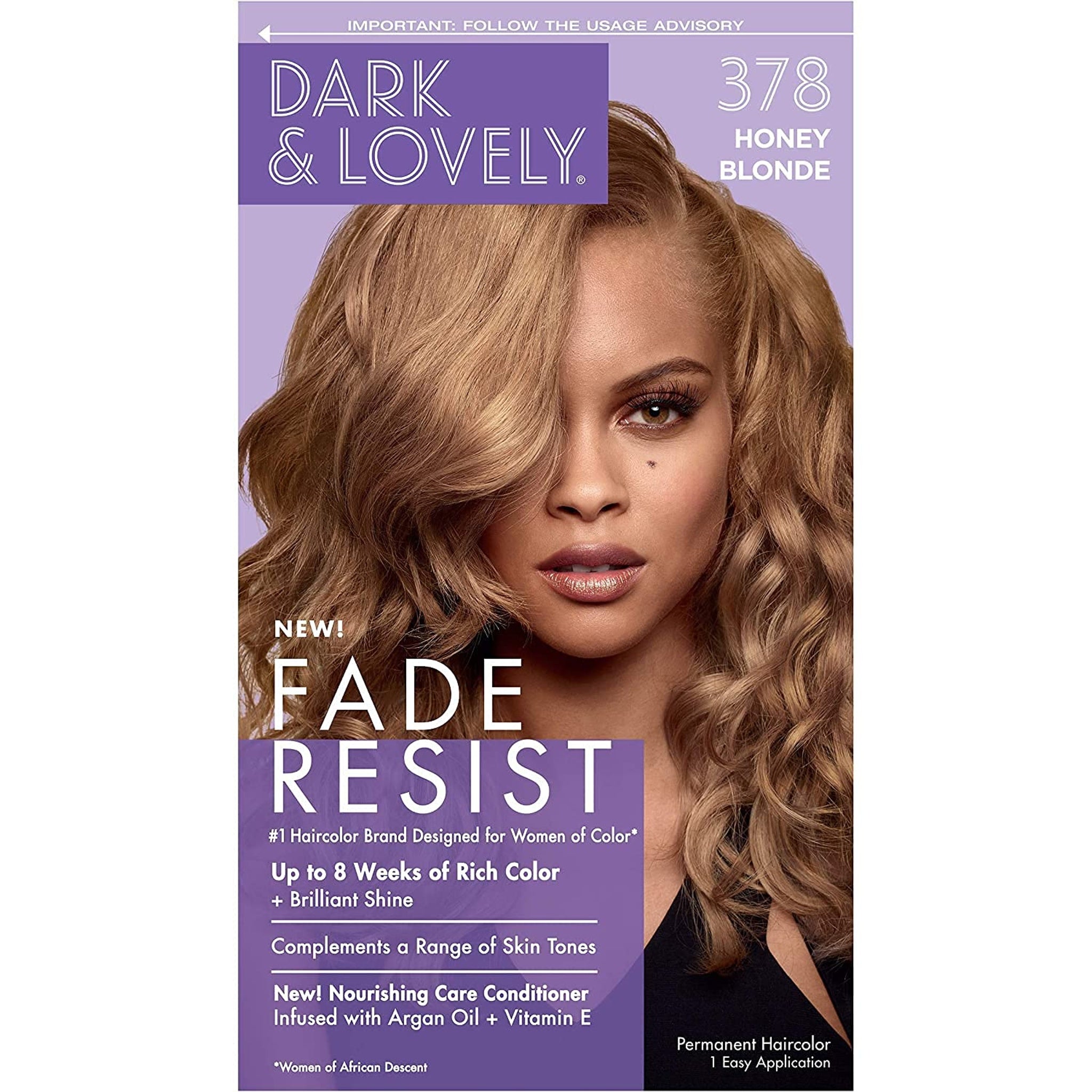 Dark & Lovely Hair Color Honey Blonde #378 (6 Pack)