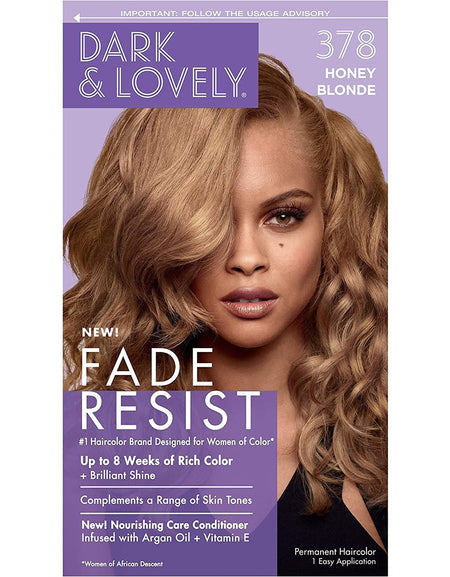 Dark & Lovely Hair Color Honey Blonde #378 (6 Pack)