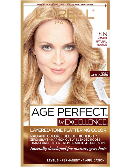 L’Oreal Excellence Age Perfect Color 8N (1 Kit)