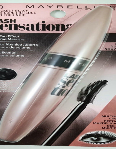 Maybelline Lash Sensational Mascara Blackest Black (2 Pack)