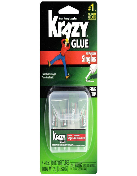 Krazy Glue Single-Use Tubes (Multi-Pack)