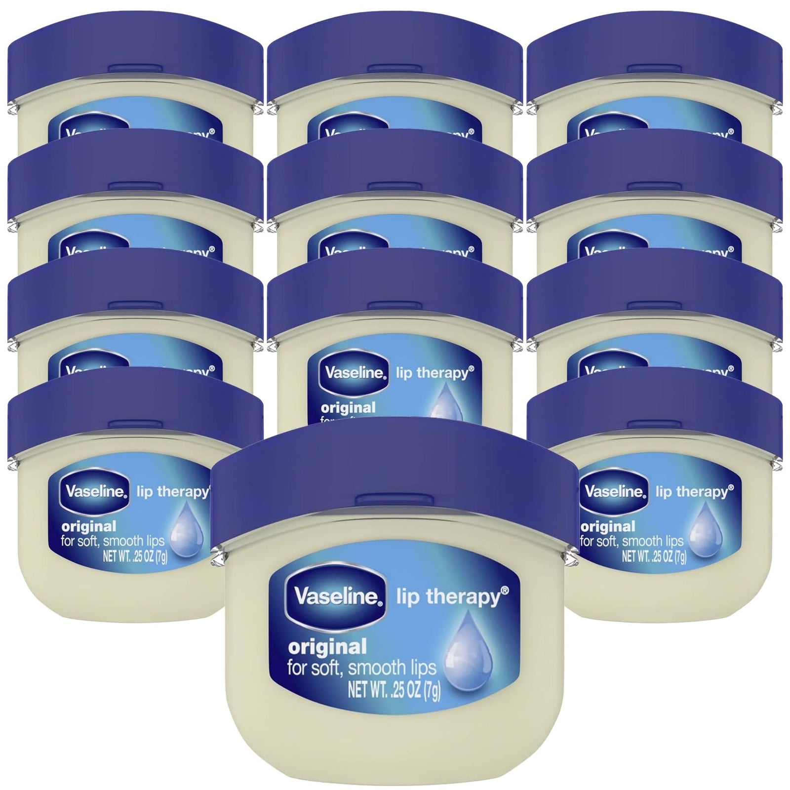 Vaseline Lip Therapy Original (.25 oz, 12 Pack)