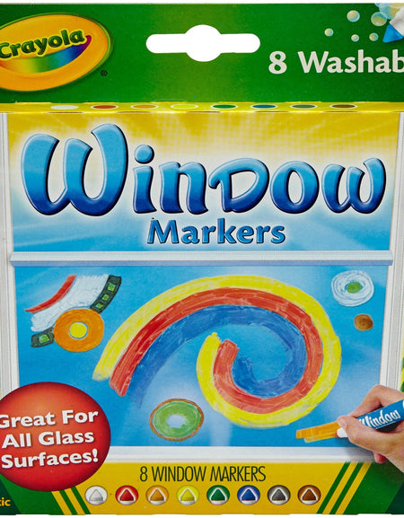 Crayola Washable Window Markers (8 ct)