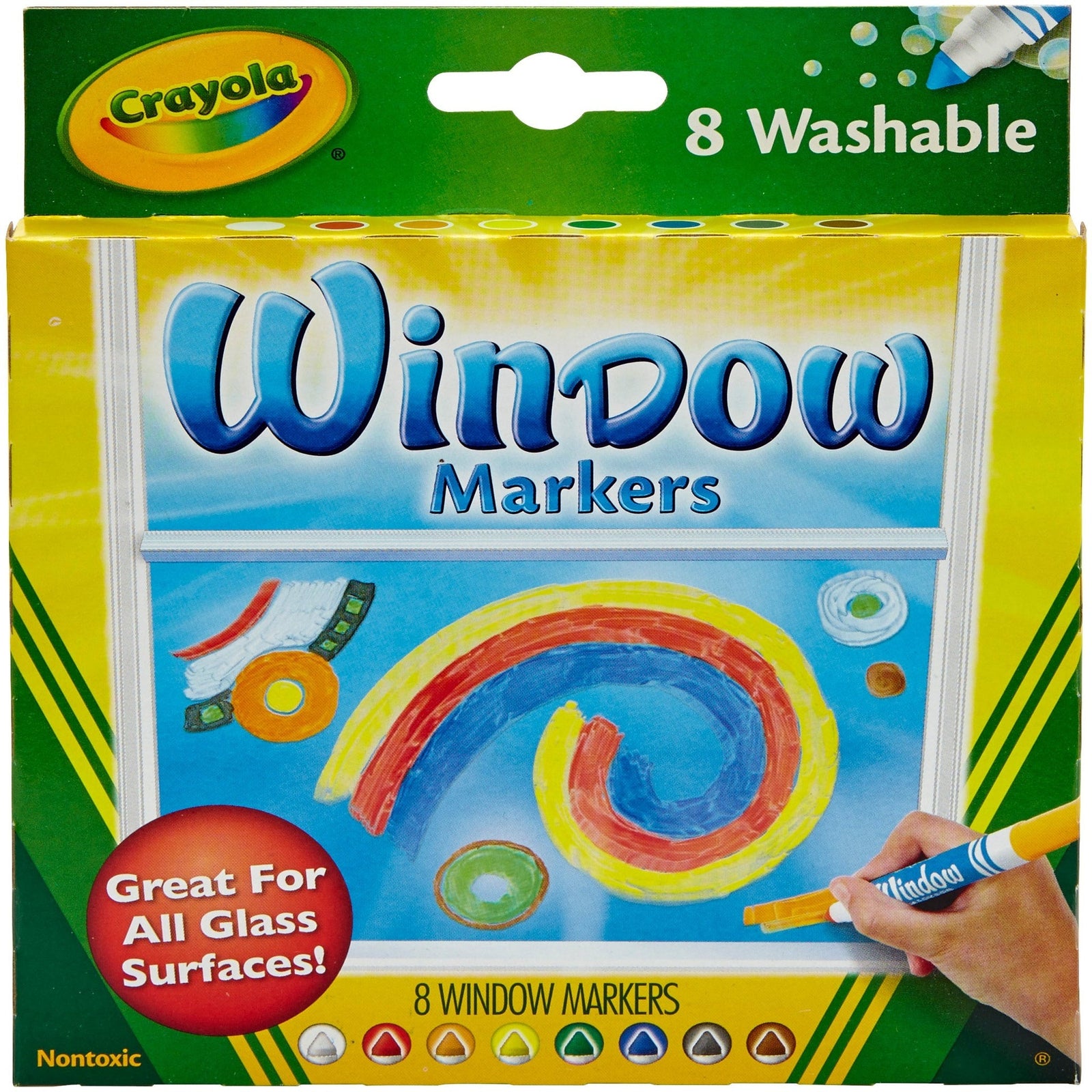 Crayola Washable Window Markers (8 ct)