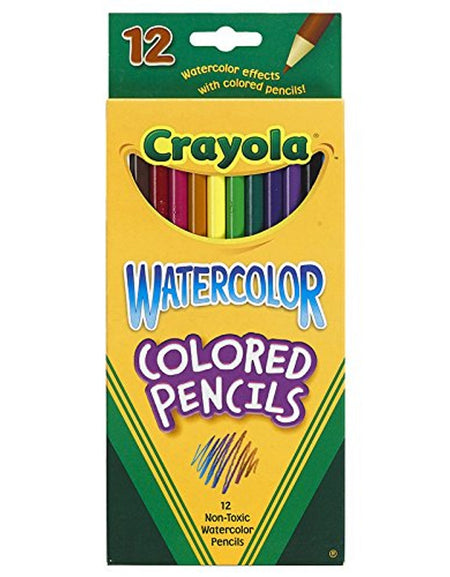Crayola Watercolor Pencils Full Length (12 ct, Set of 24)