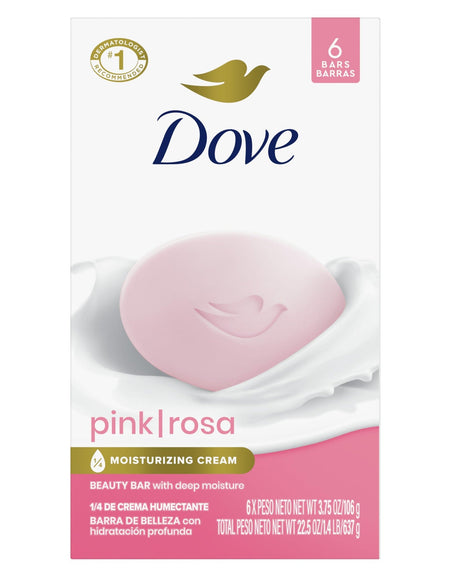 Dove Beauty Bar Pink (3.75 oz, 6 Bars)