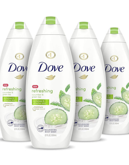 Dove Body Wash Cucumber Green Tea (88 oz, 4 Pack)