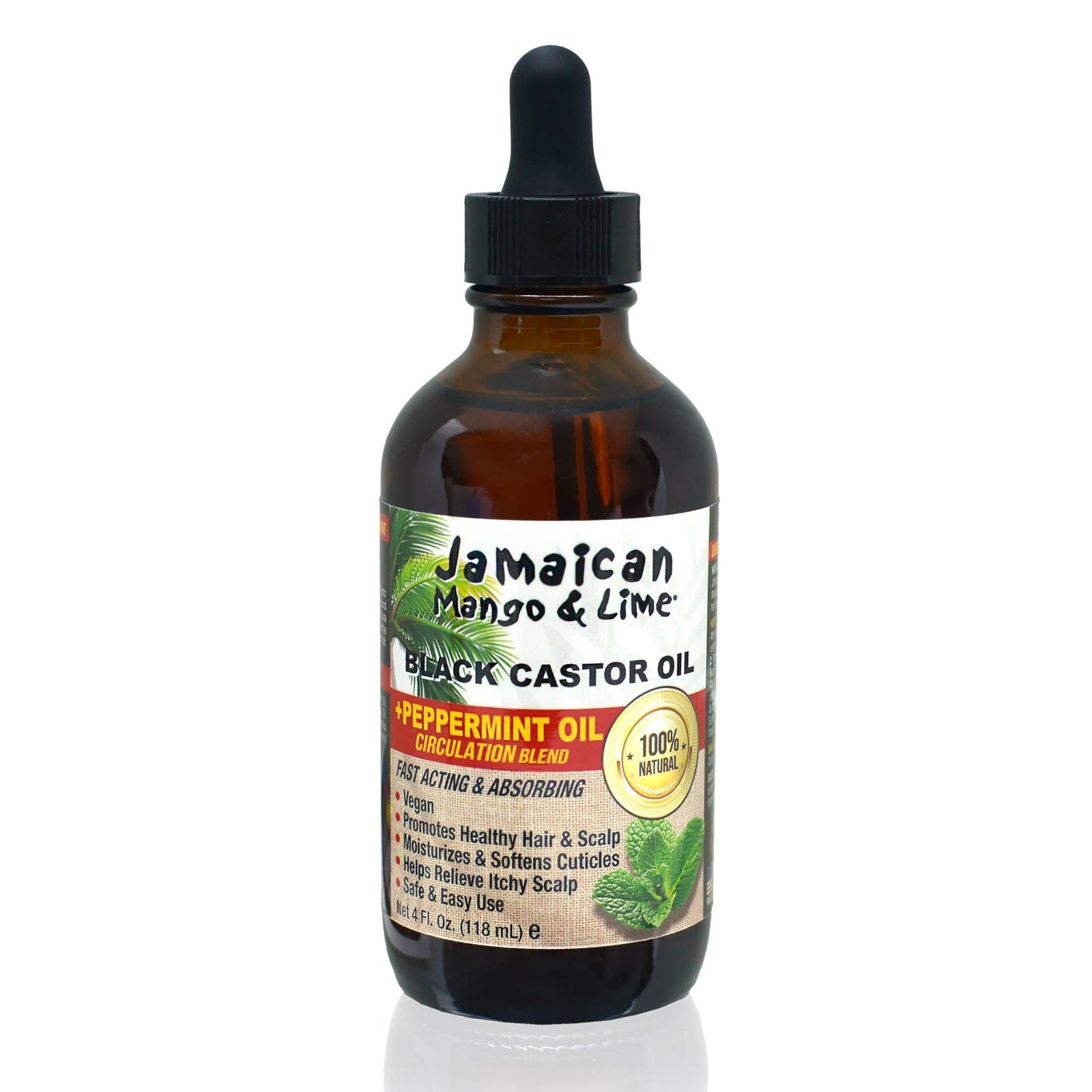 Jamaican Mango & Lime Black Castor Oil Peppermint (4 oz)