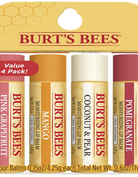Burt’s Bees Lip Balm Superfruit (4 Tubes)