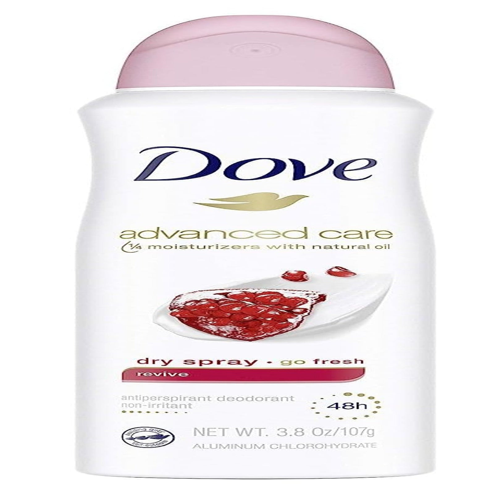 Dove Dry Spray Deodorant Revive (3.8 oz, 2 Pack)