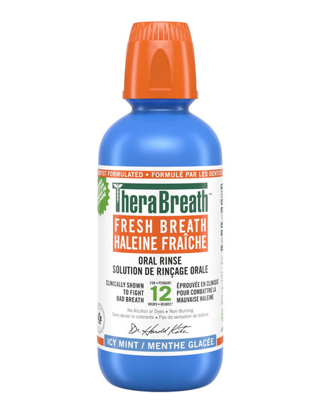 TheraBreath Fresh Breath Oral Rinse Icy Mint (16 fl oz)