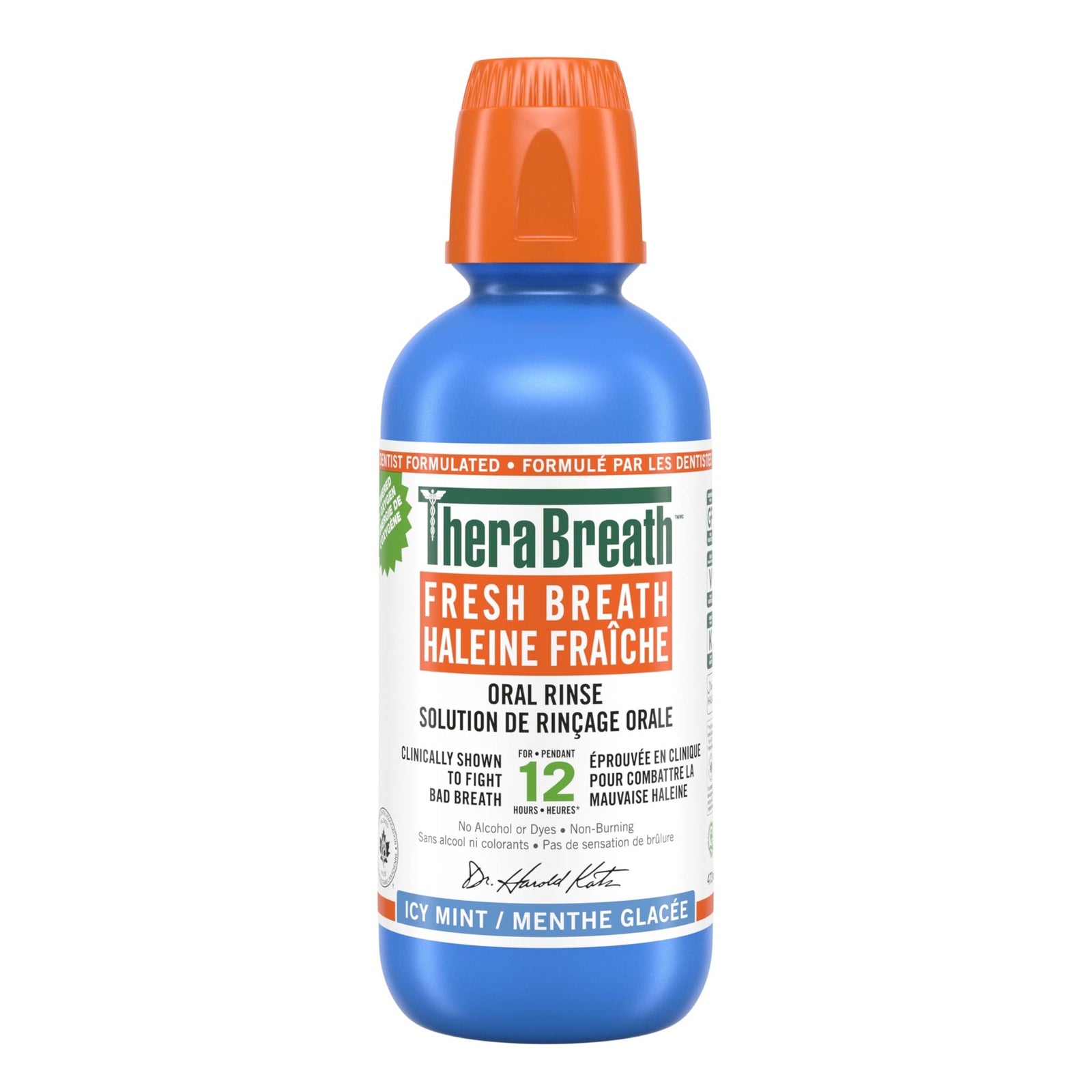 TheraBreath Fresh Breath Oral Rinse Icy Mint (16 fl oz)