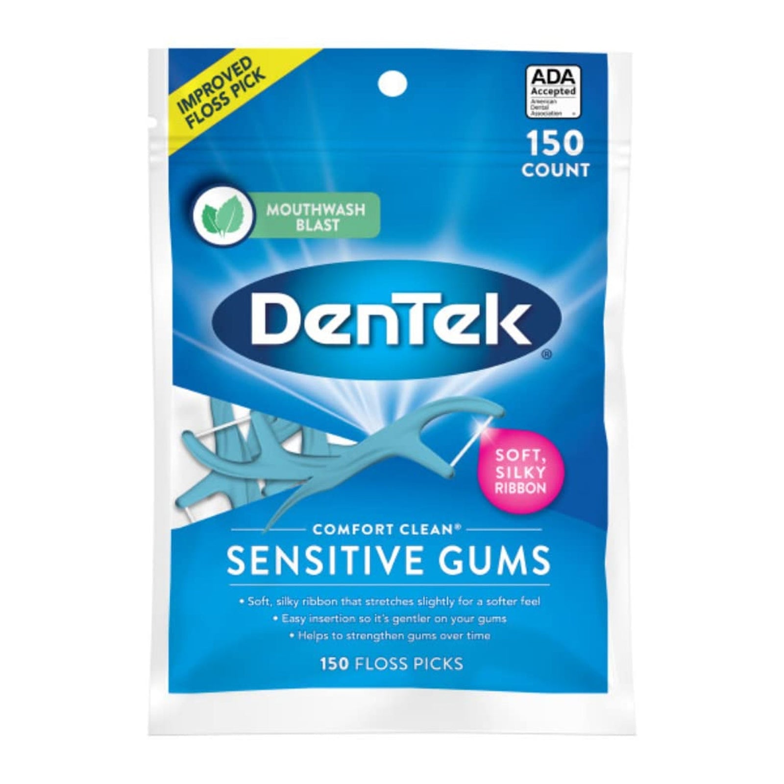 DenTek Floss Picks Comfort Clean (150 ct)