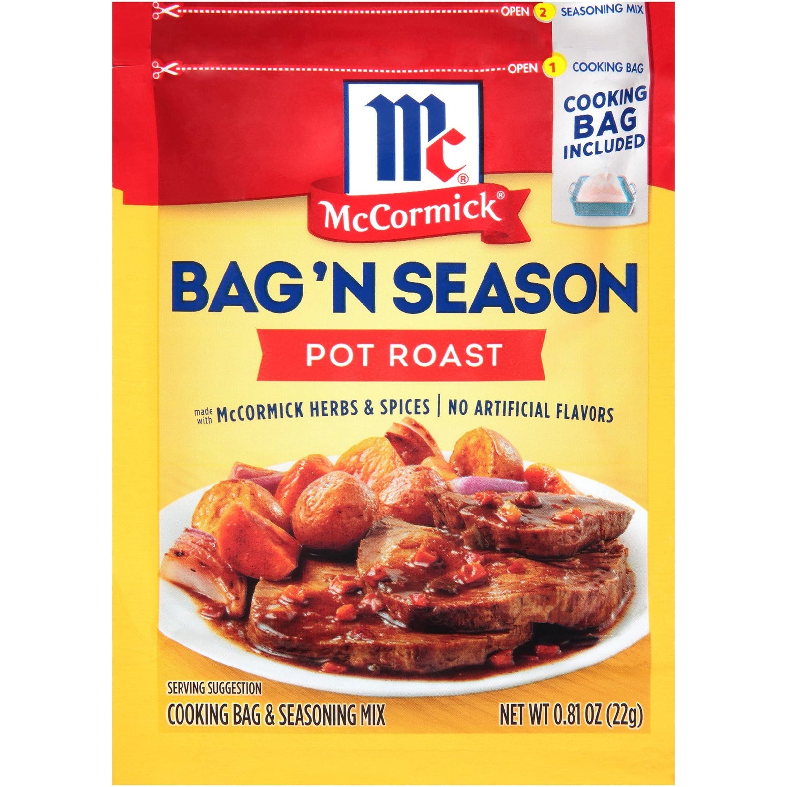 McCormick Pot Roast Bag 'n Season Mix (0.81 oz)