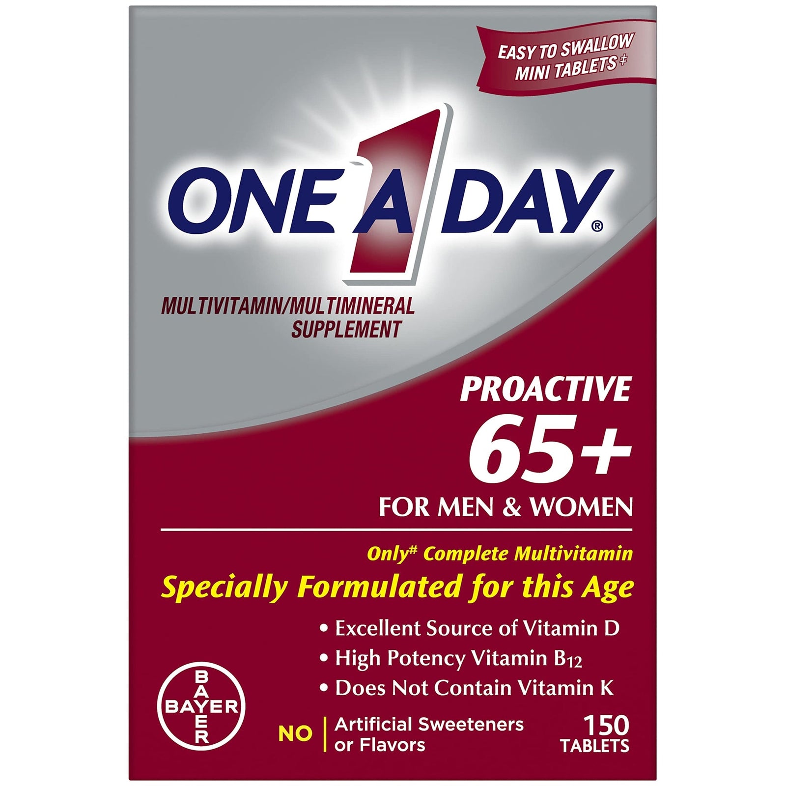 One A Day Proactive 65+ Multivitamin (150 ct)