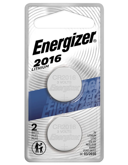 Energizer Lithium Coin Battery 2016 (2 ct)