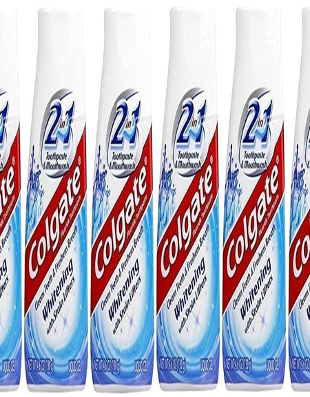 Colgate 2-in-1 Whitening Toothpaste (4.6 oz, 6 Pack)