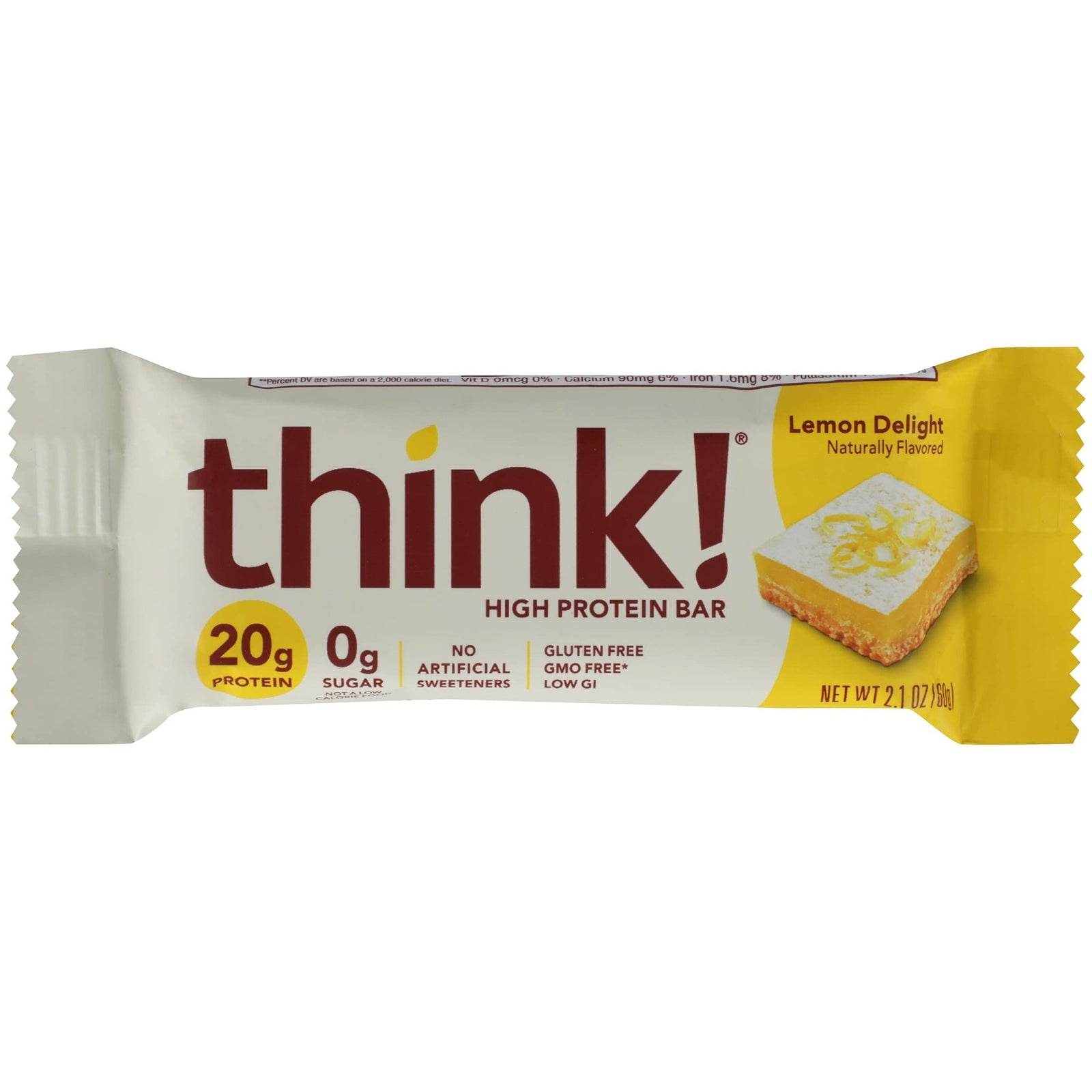 think! High Protein Bars Lemon Delight (2.1 oz)