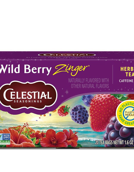 Celestial Seasonings Wild Berry Zinger Tea (20 ct)