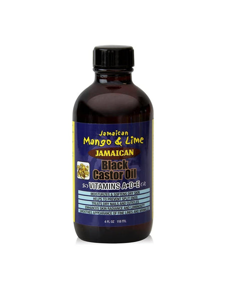 Jamaican Mango & Lime Castor Oil with Vitamins A-D-E (4 oz)