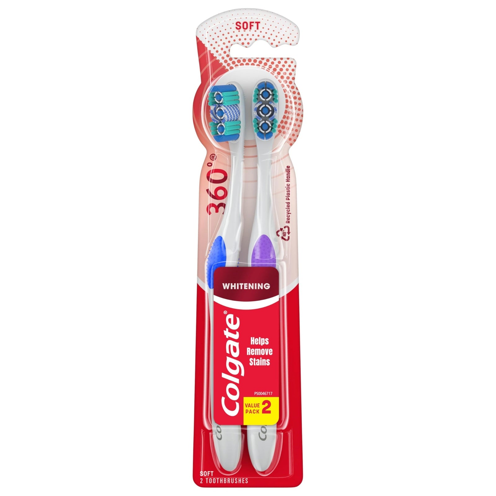 Colgate 360 Optic White Toothbrush Soft (2 ct)