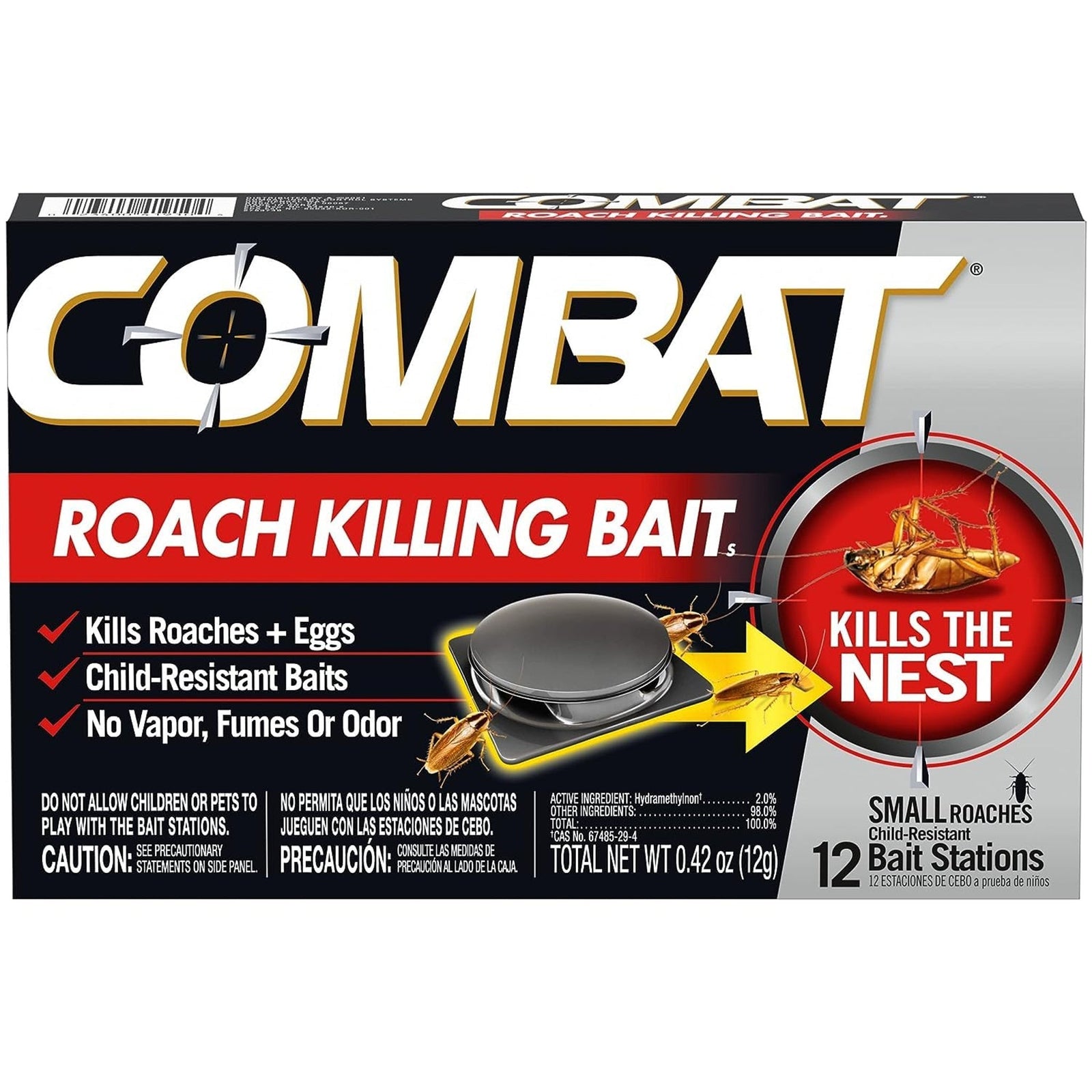 Combat Roach Bait (12 Count)