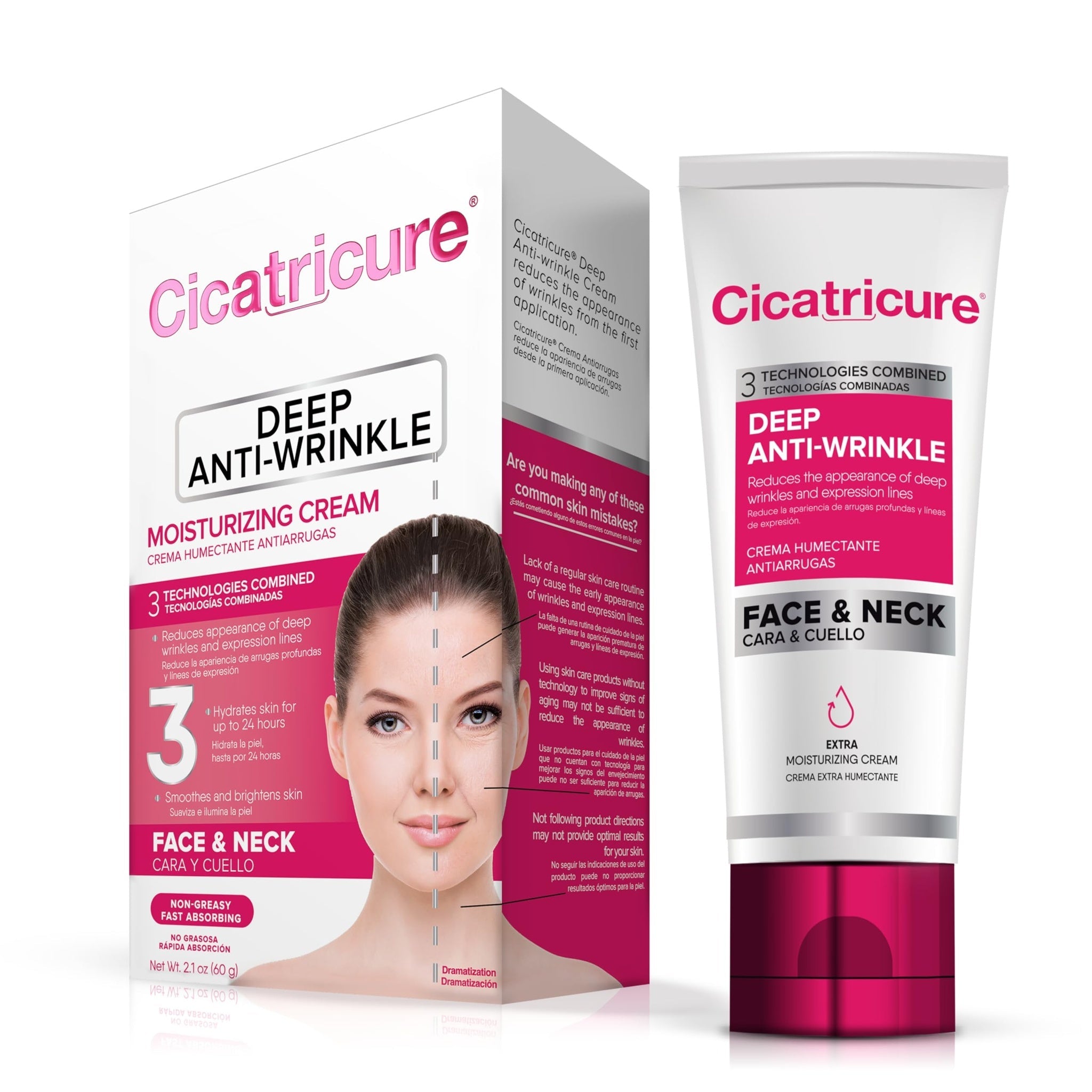 Cicatricure Anti-Wrinkle Face & Neck Cream (2.1 oz)