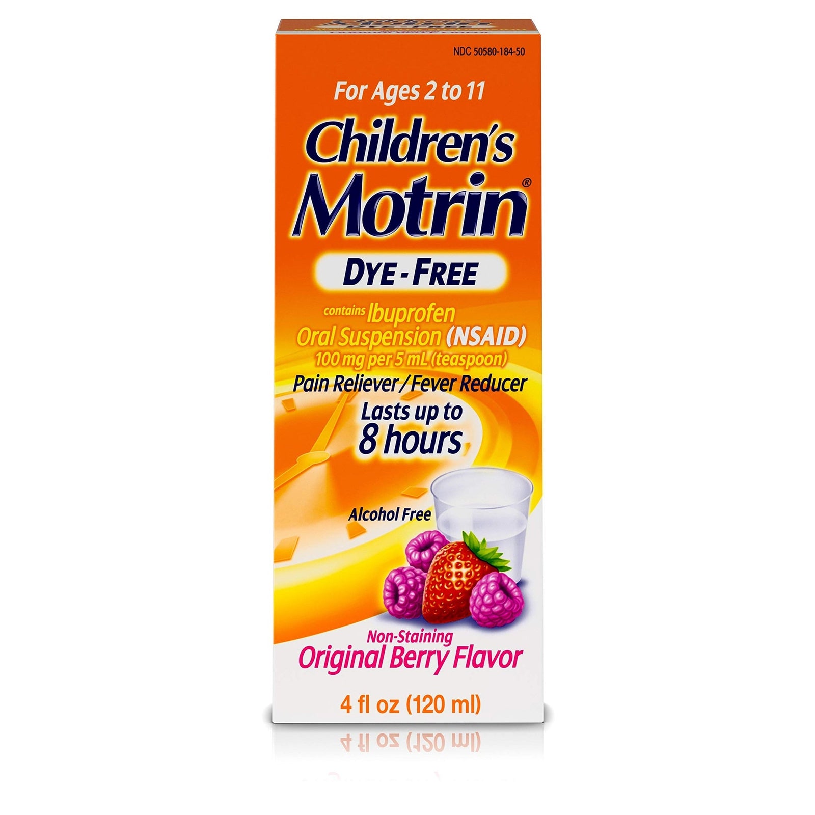 Motrin Children’s Dye-Free Ibuprofen Berry (4 fl oz)