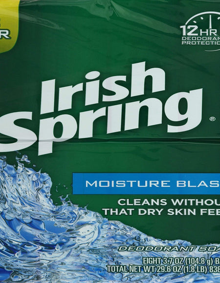 Irish Spring Moisture Blast Bar Soap (8 ct)