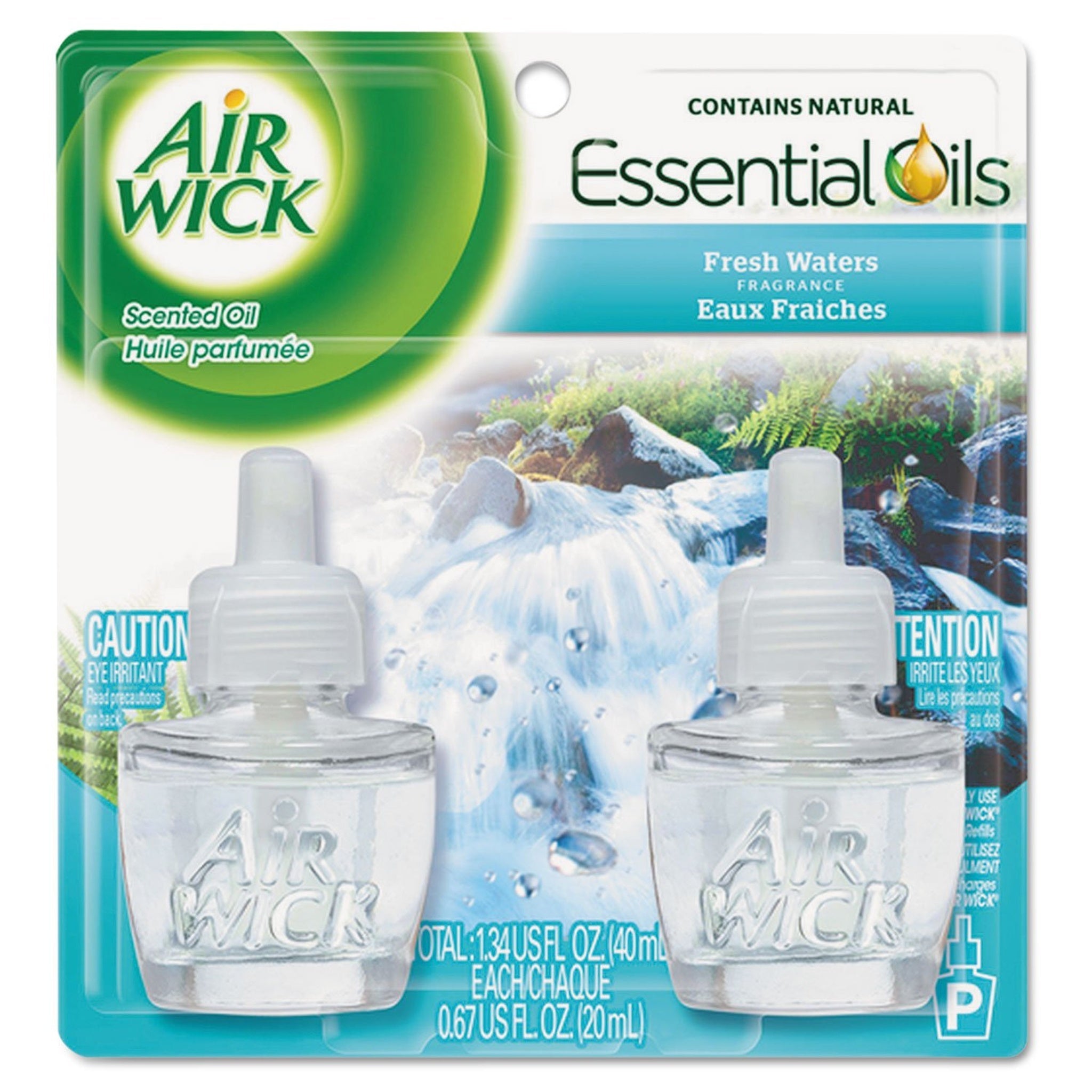 Air Wick Scented Oil Refill Fresh Waters (0.67 oz, 12 ct)