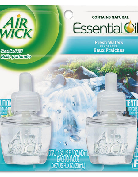 Air Wick Scented Oil Refill Fresh Waters (0.67 oz, 12 ct)