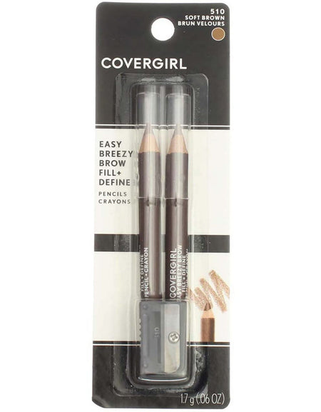 CoverGirl Brow & Eye Pencil Soft Brown (2 ct)