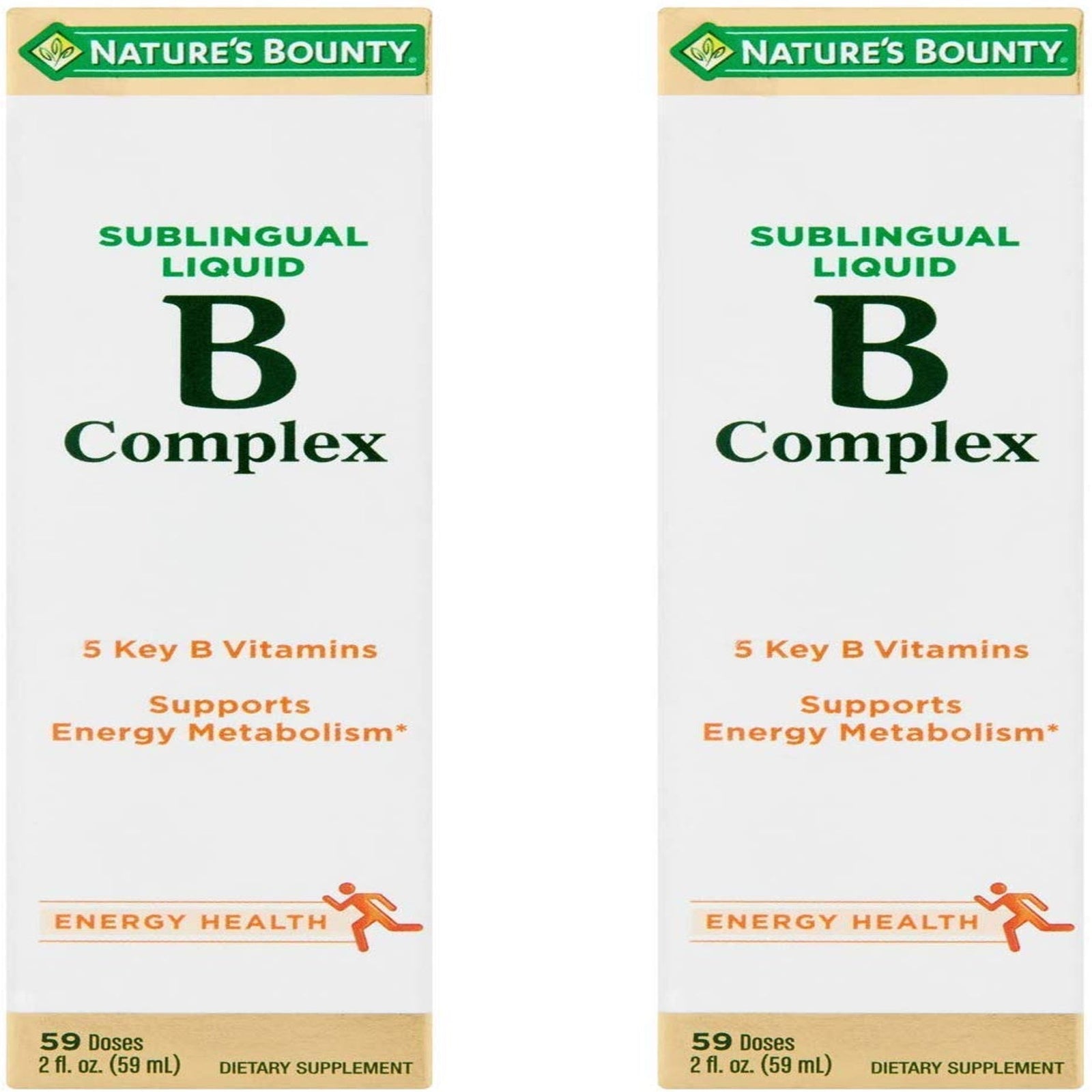 Nature's Bounty Vitamin B Complex Liquid (2 oz, 2 Pack)