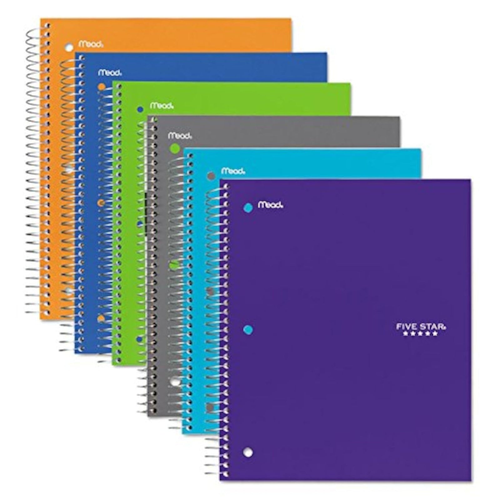 Five Star College Ruled Notebook (11 x 8.5 in, 100 Sheets)