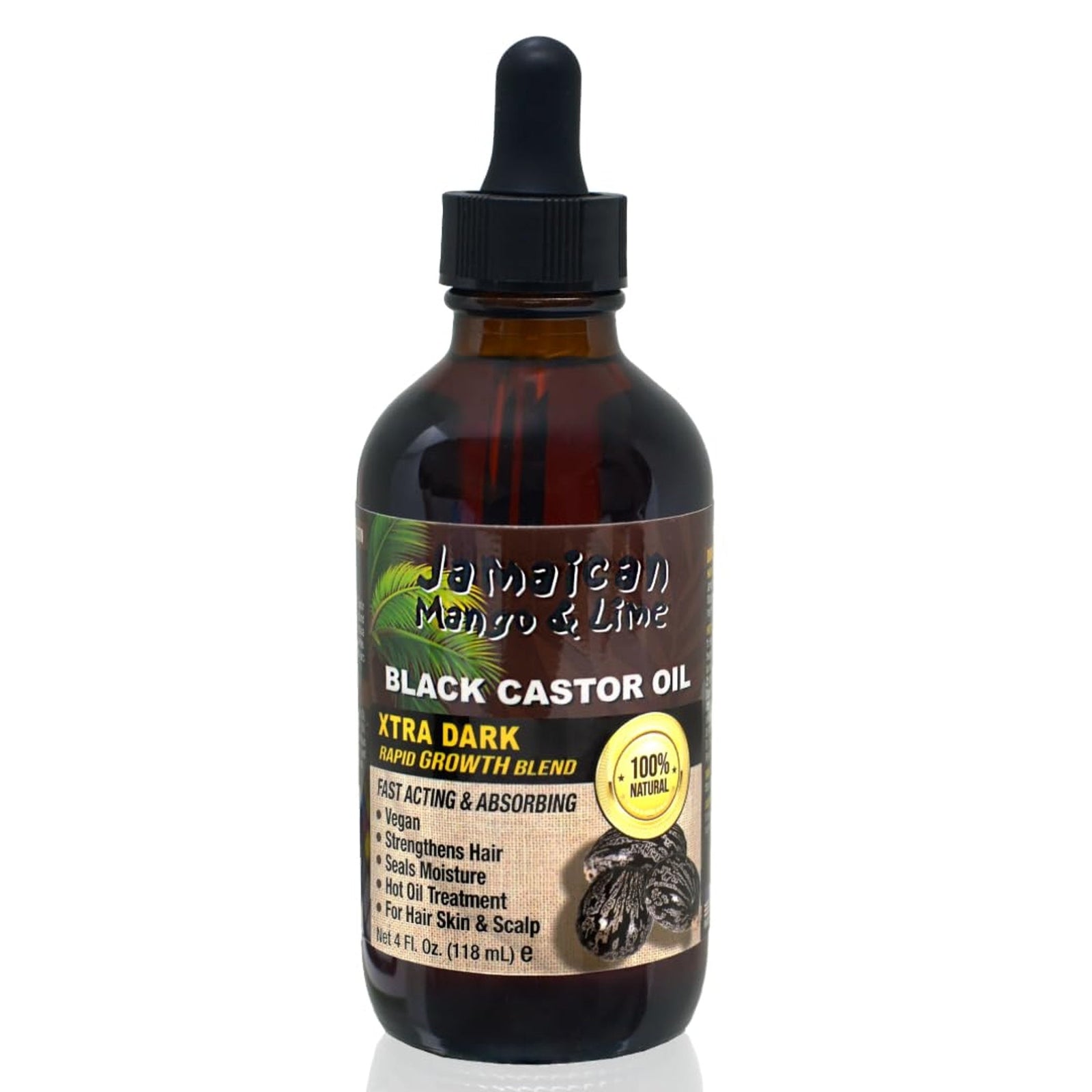 Jamaican Mango & Lime Castor Oil Xtra Dark (4 oz)