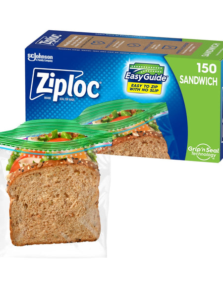 Ziploc Sandwich and Snack Bags (150 ct)